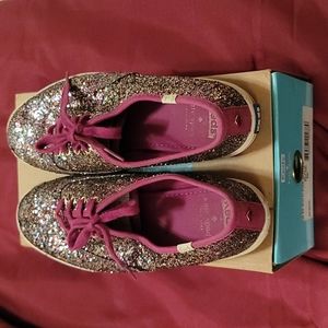 Kate Spade Pink Glitter Keds
